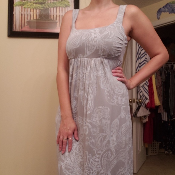 Gray maxi dress - Picture 1 of 2